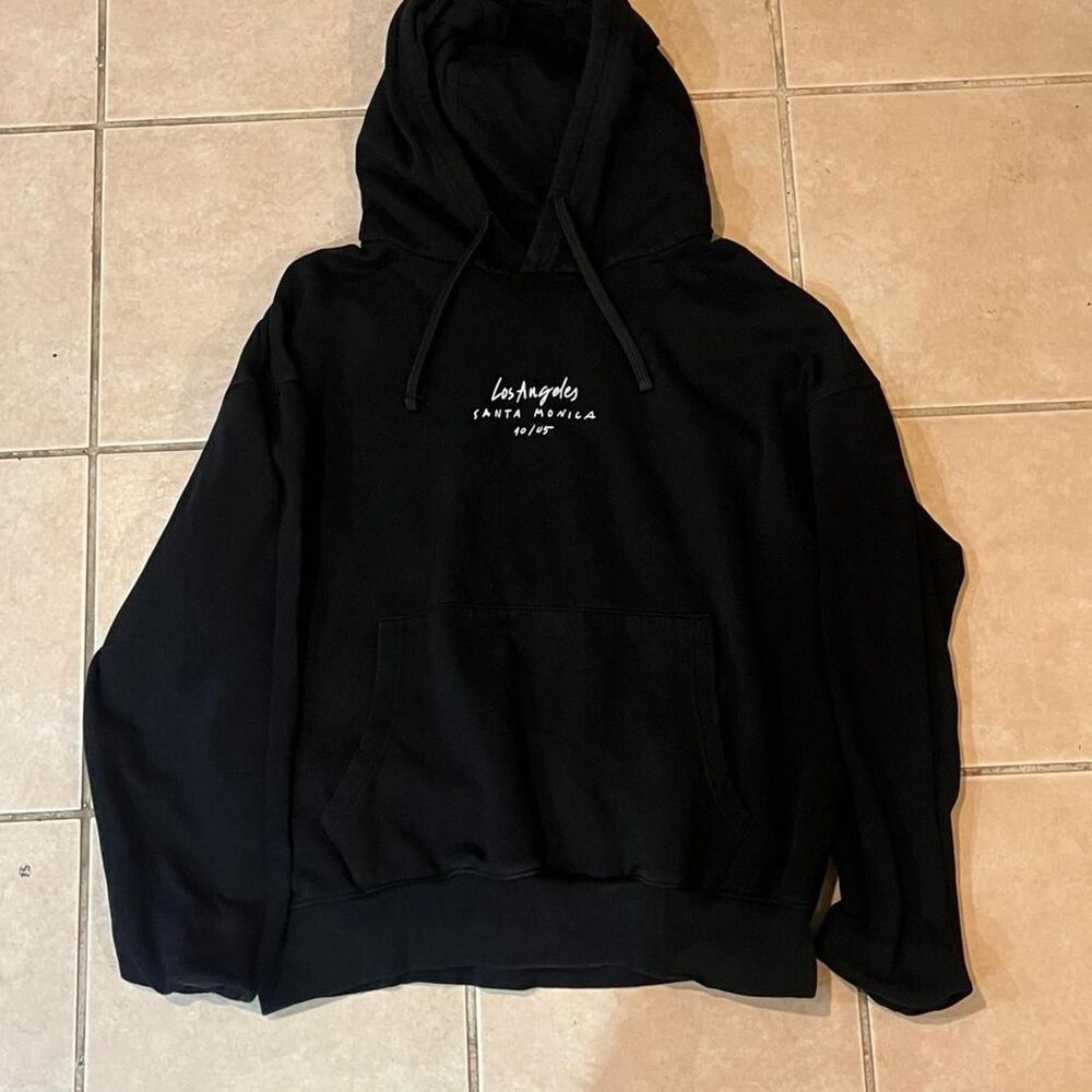 Los-angeles-apparel Men's Black Hoodie